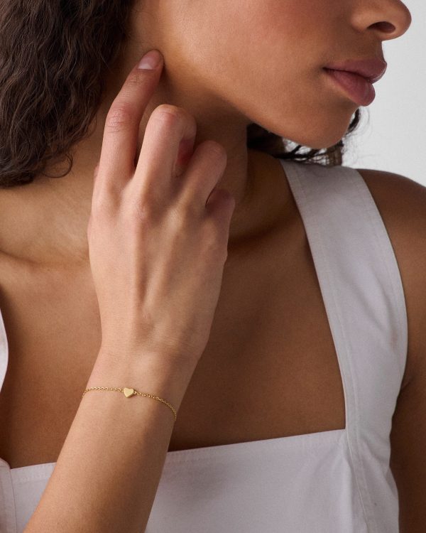 Kate Spade You're A Gem Metal Mini Heart Bracelet