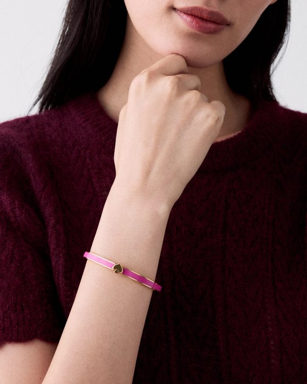 Kate Spade Everyday Spade Thin Enamel Bangle
