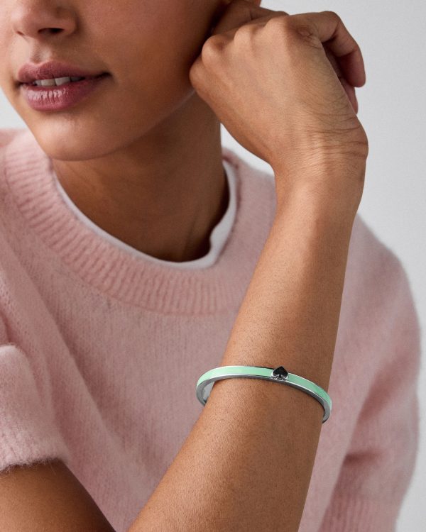 Kate Spade Everyday Spade Thin Enamel Bangle