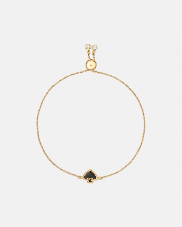 Kate Spade Everyday Spade Enamel Slider Bracelet