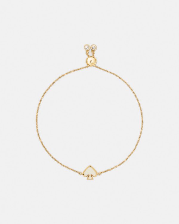 Kate Spade Everyday Spade Enamel Slider Bracelet
