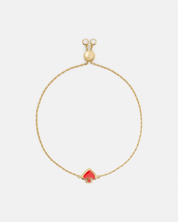Kate Spade Everyday Spade Enamel Slider Bracelet