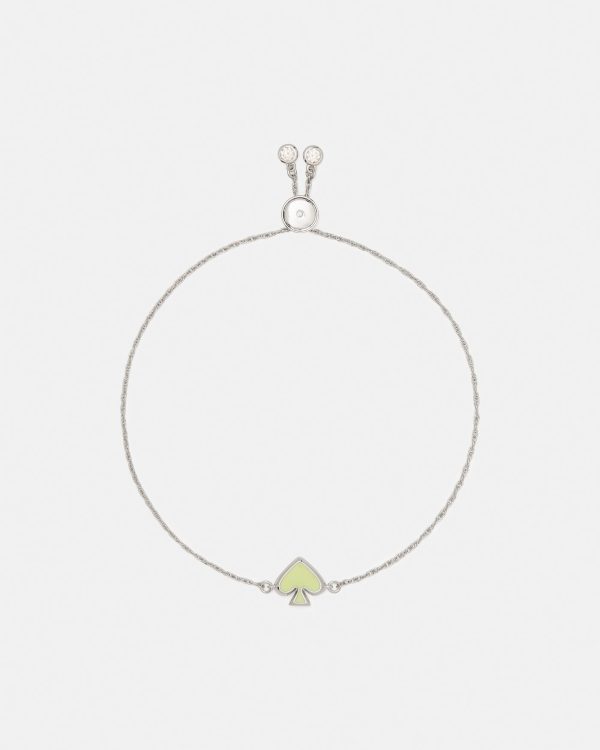 Kate Spade Everyday Spade Enamel Slider Bracelet