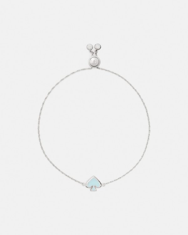 Kate Spade Everyday Spade Enamel Slider Bracelet