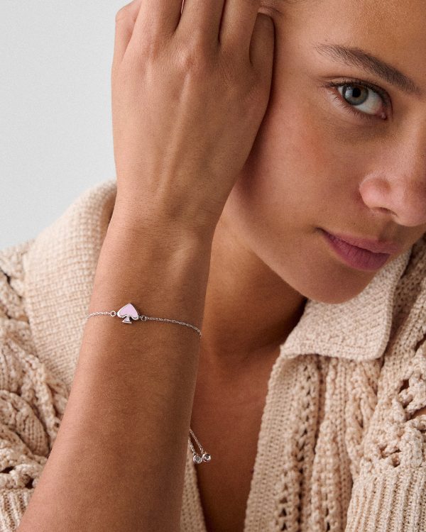 Kate Spade Everyday Spade Enamel Slider Bracelet