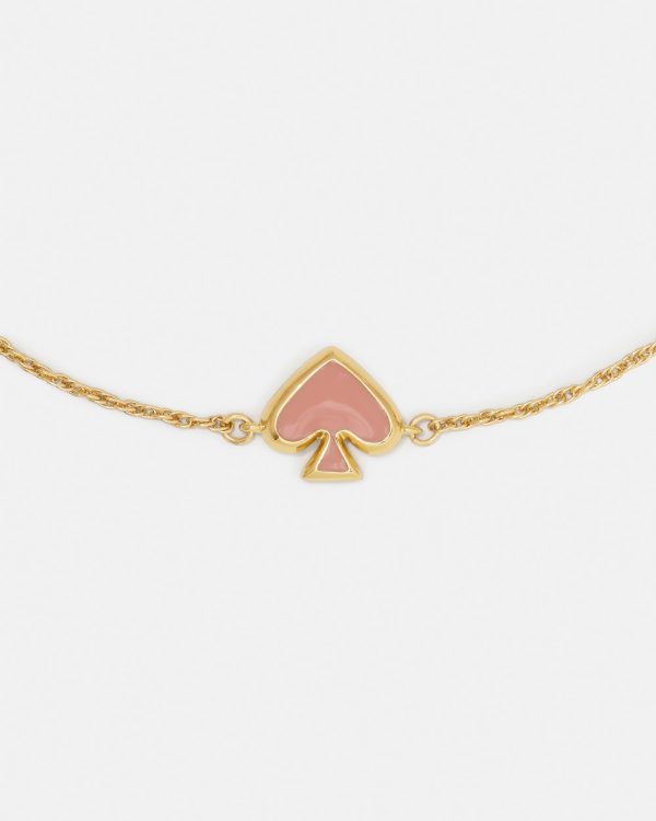 Kate Spade Everyday Spade Enamel Slider Bracelet