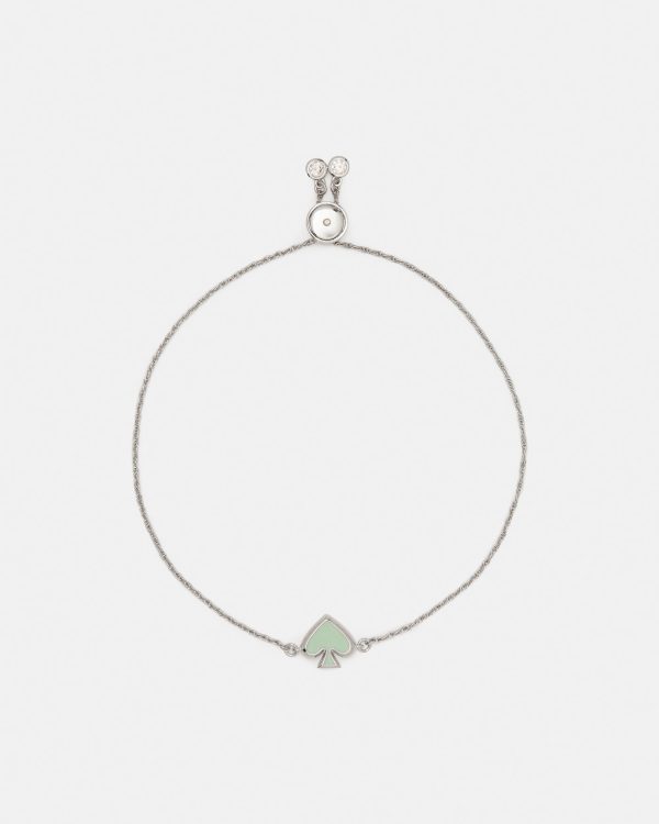 Kate Spade Everyday Spade Enamel Slider Bracelet