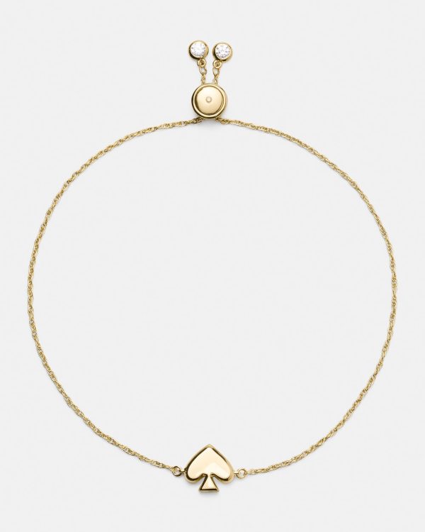 Kate Spade Everyday Spade Metal Slider Bracelet