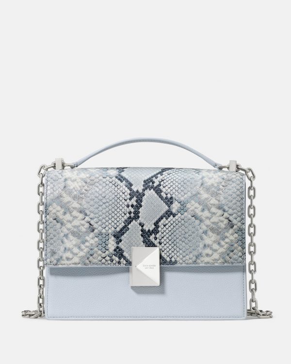 Kate Spade Deco Snake Embossed Chain Shoulder Bag