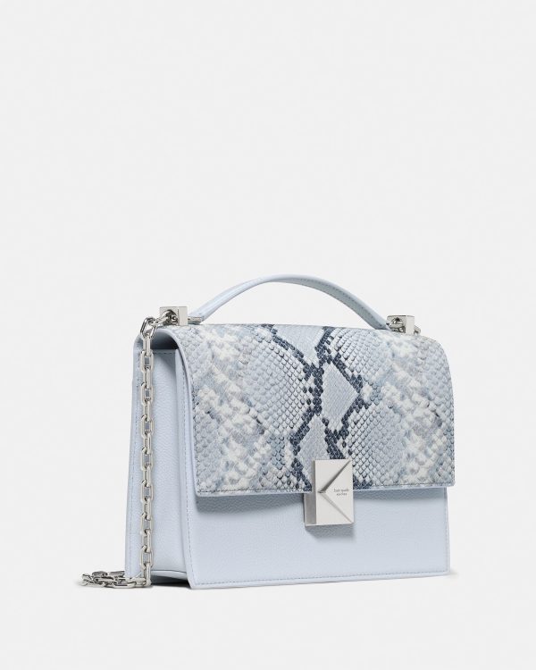 Kate Spade Deco Snake Embossed Chain Shoulder Bag