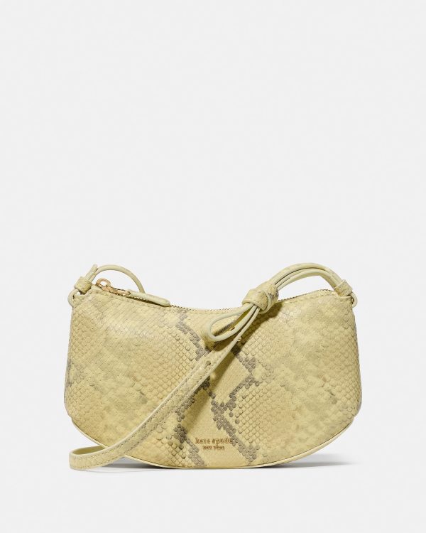 Kate Spade Loop Snake Embossed Crossbody Bag