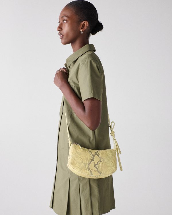 Kate Spade Loop Snake Embossed Crossbody Bag