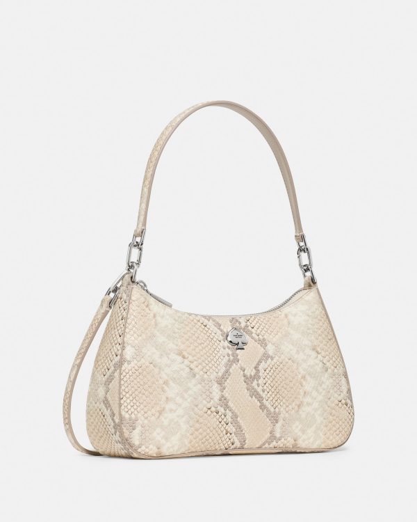 Kate Spade Kayla Snake Embossed Shoulder Bag