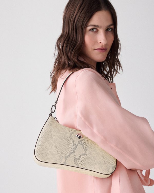 Kate Spade Kayla Snake Embossed Shoulder Bag