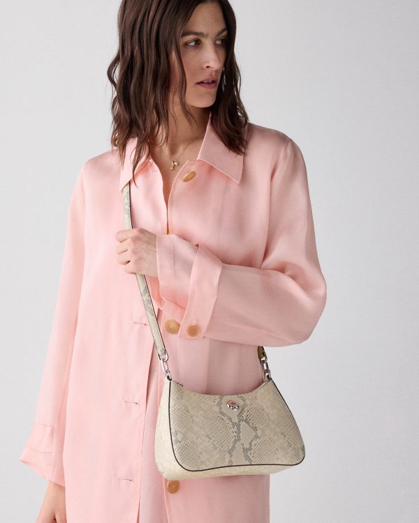 Kate Spade Kayla Snake Embossed Shoulder Bag