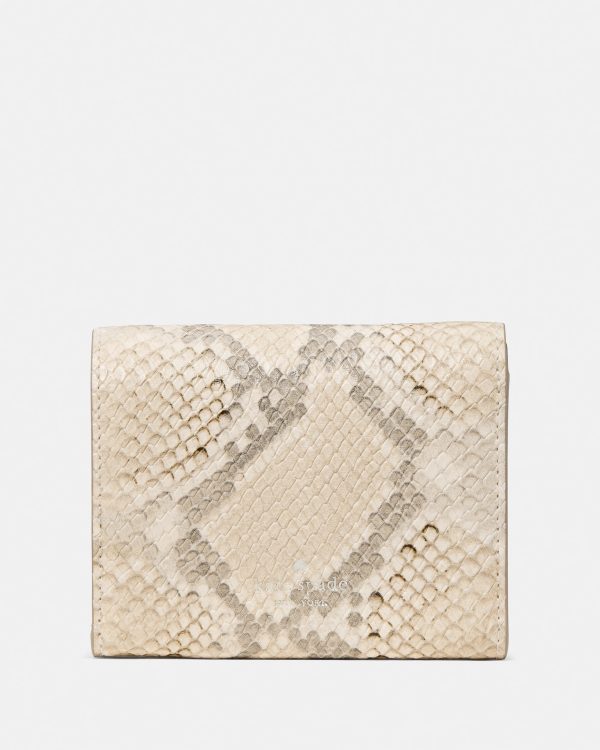 Kate Spade Kayla Snake Small L-zip Flap Wallet