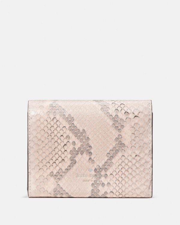 Kate Spade Kayla Snake Small L-zip Flap Wallet