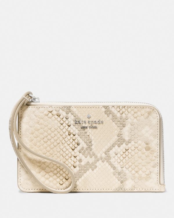 Kate Spade Lucy Snake Small Card Holder Wristlet