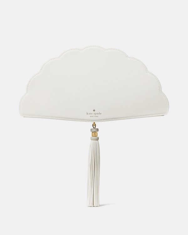 Kate Spade Lotus Fan Clutch Bag