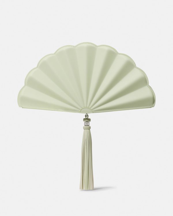 Kate Spade Lotus Fan Clutch Bag