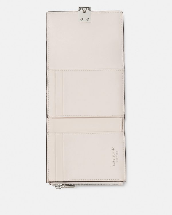 Kate Spade Deco Vibrant Buds Small Flap Wallet
