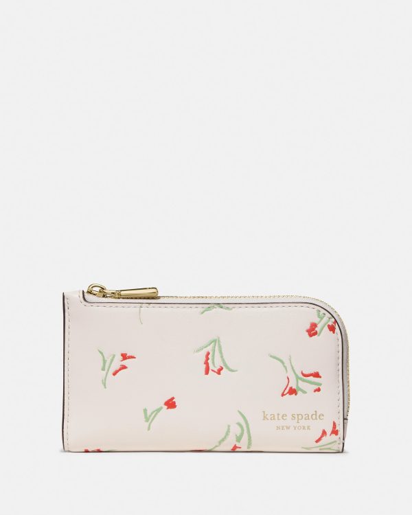 Kate Spade Devin Vibrant Buds Bifold Wallet
