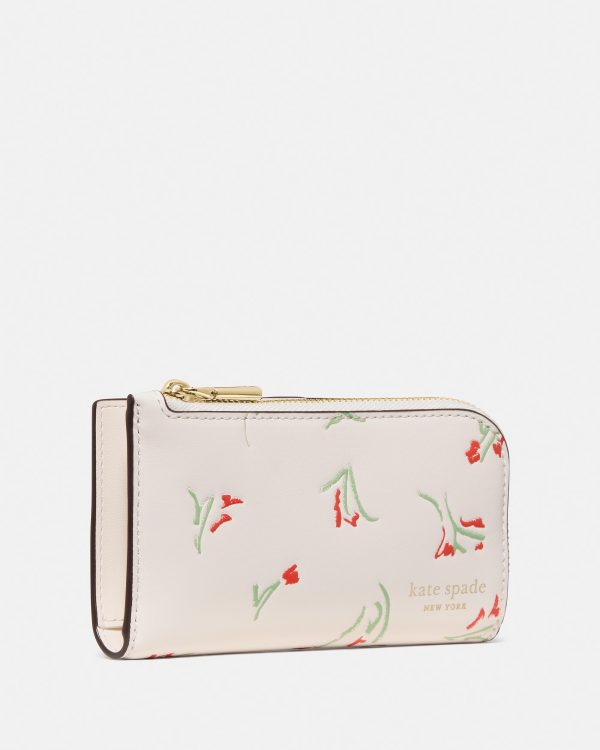 Kate Spade Devin Vibrant Buds Bifold Wallet