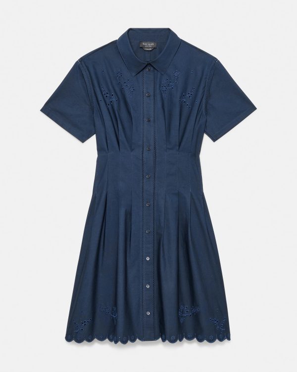 Kate Spade Broderie Anglaise Mini Shirtdress