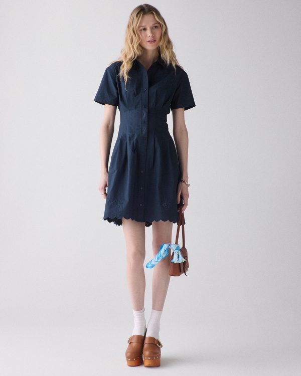 Kate Spade Broderie Anglaise Mini Shirtdress