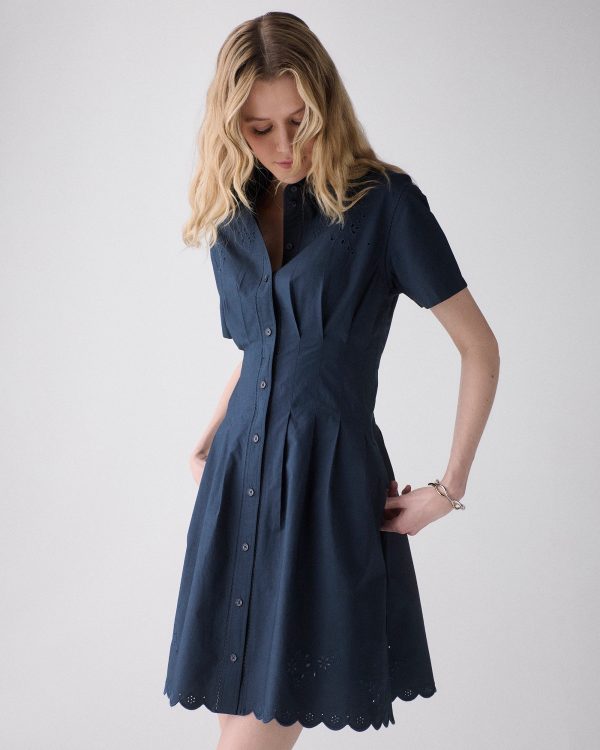 Kate Spade Broderie Anglaise Mini Shirtdress