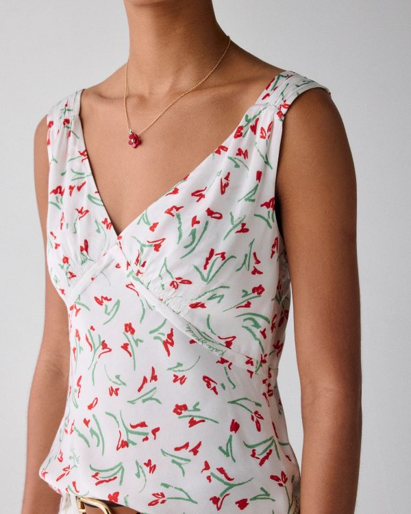 Kate Spade Vibrant Buds Slip Tank