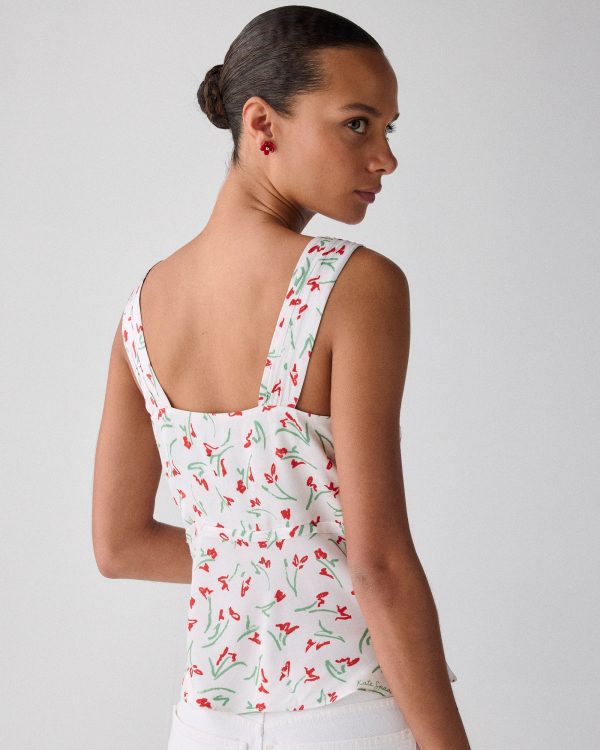 Kate Spade Vibrant Buds Slip Tank