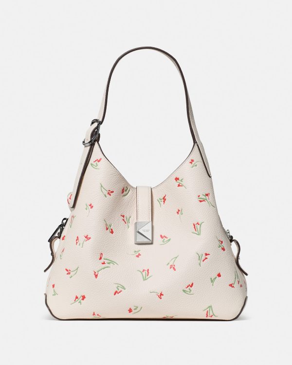 Kate Spade Deco Vibrant Buds Crossbody Tote Bag