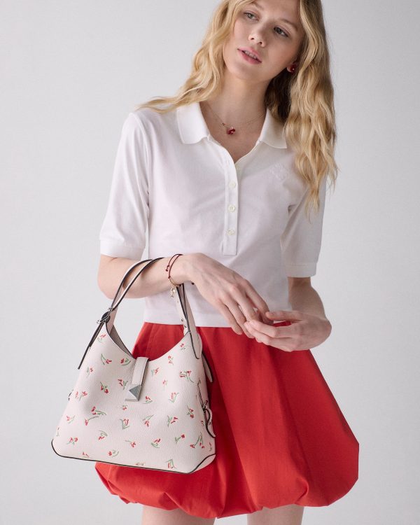Kate Spade Deco Vibrant Buds Crossbody Tote Bag