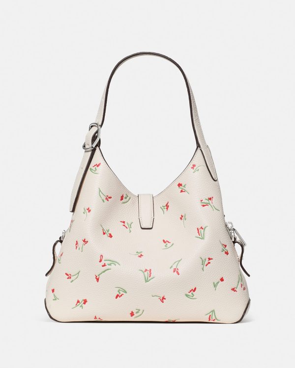 Kate Spade Deco Vibrant Buds Crossbody Tote Bag
