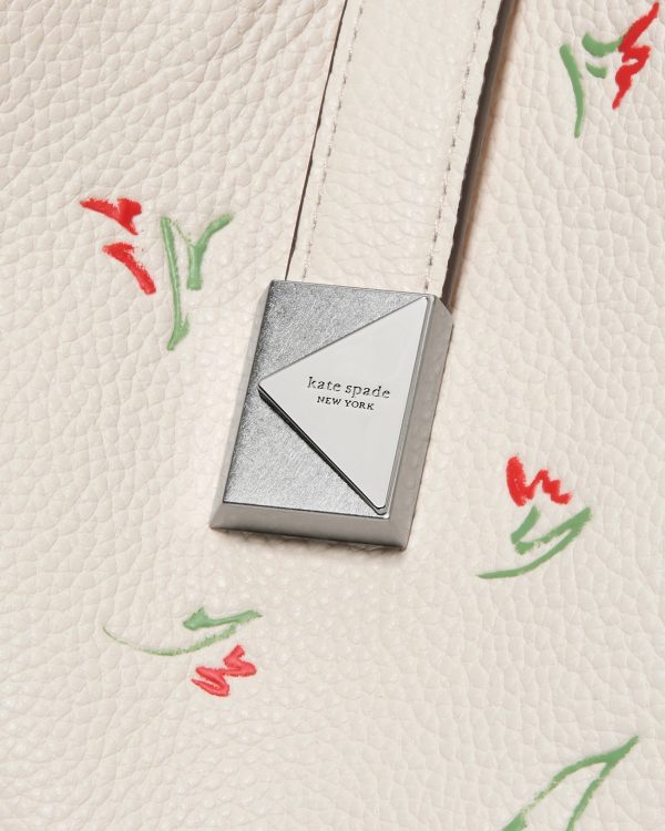 Kate Spade Deco Vibrant Buds Crossbody Tote Bag