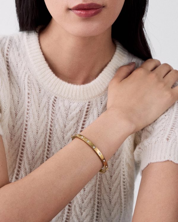 Kate Spade Set In Stone Hinged Bangle