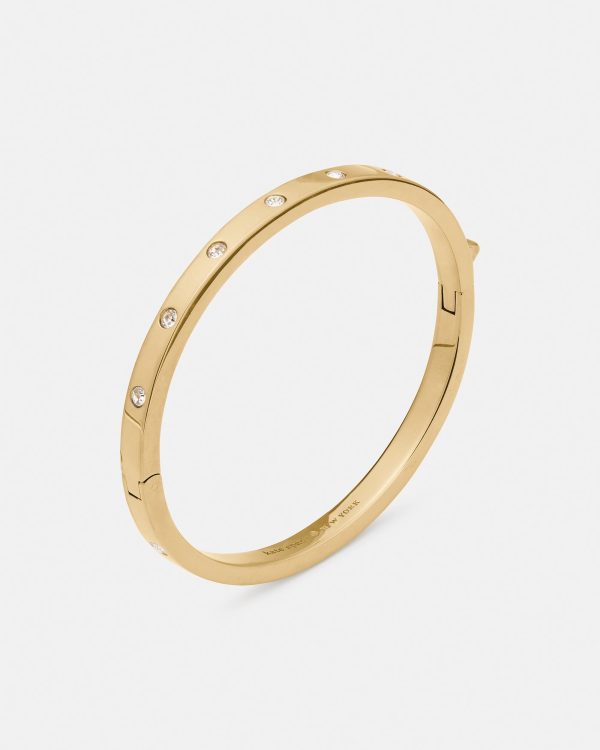 Kate Spade Set In Stone Hinged Bangle