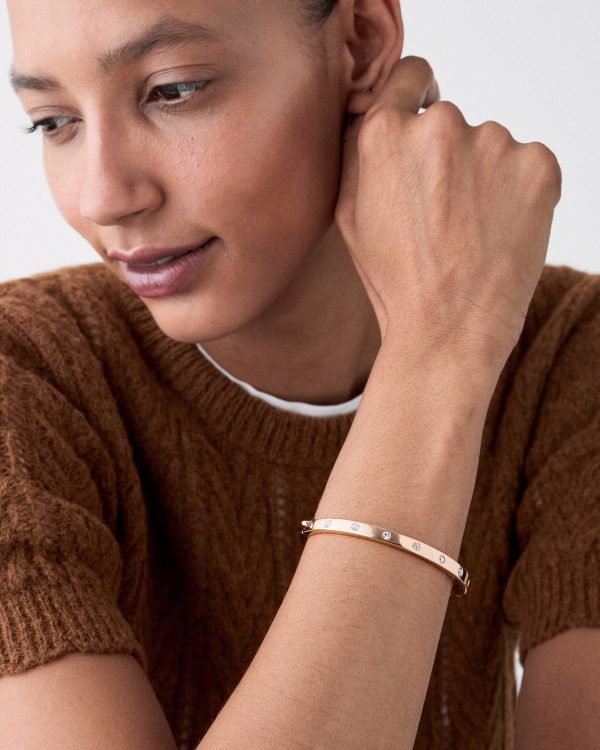 Kate Spade Set In Stone Hinged Bangle