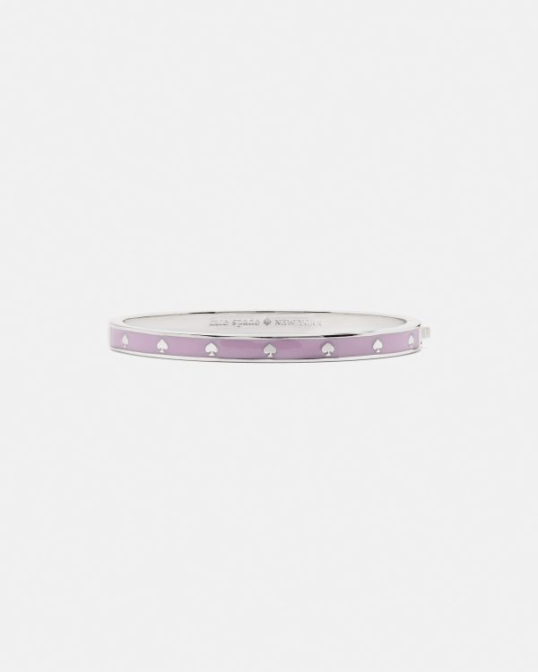 Kate Spade Spot The Spade Enamel Hinged Bangle
