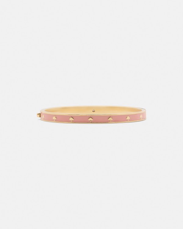 Kate Spade Spot The Spade Enamel Hinged Bangle
