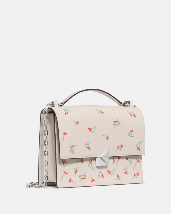 Kate Spade Deco Vibrant Buds Chain Shoulder Bag