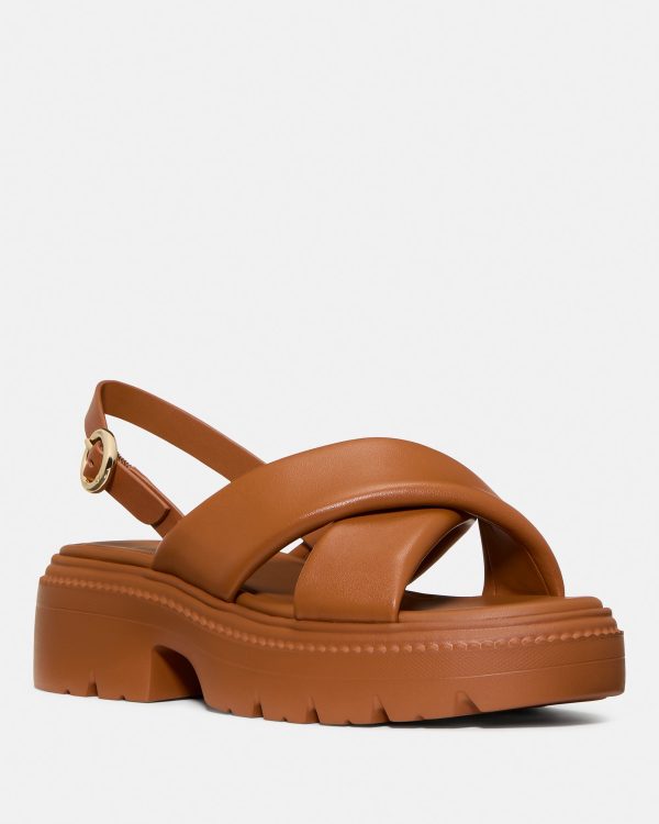Kate Spade Halo Criss Cross Lug Sandal