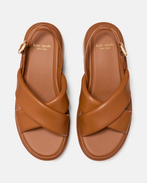 Kate Spade Halo Criss Cross Lug Sandal