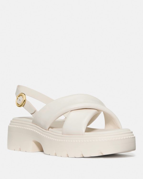 Kate Spade Halo Criss Cross Lug Sandal
