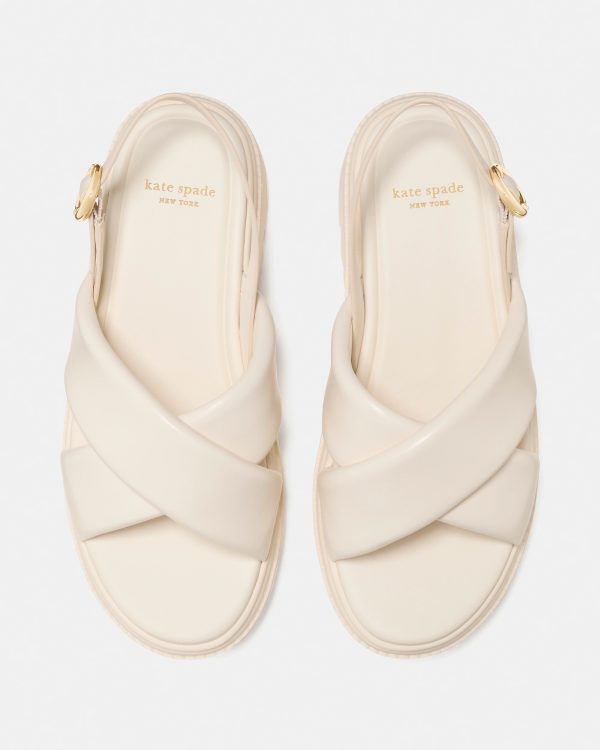 Kate Spade Halo Criss Cross Lug Sandal