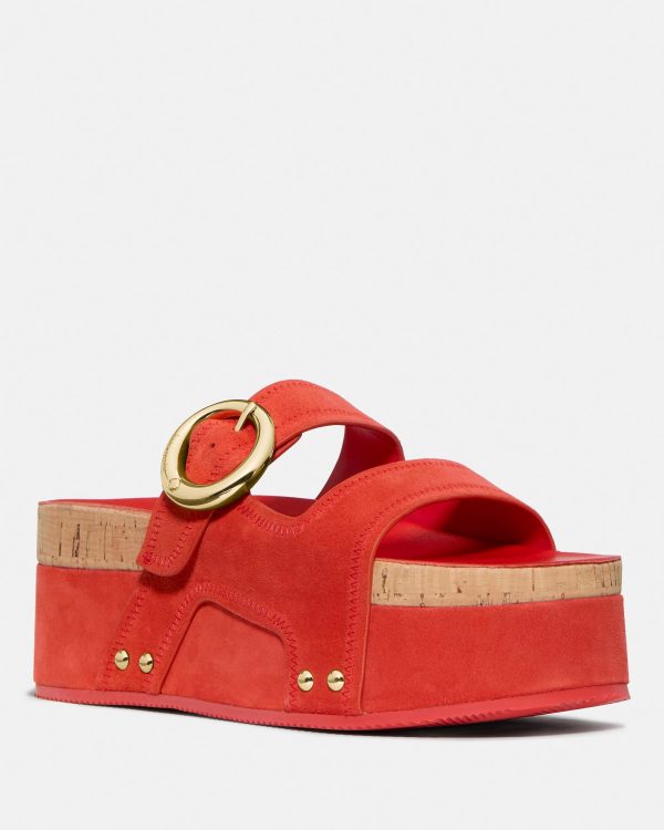 Kate Spade Halo Platform Footbed Sandal