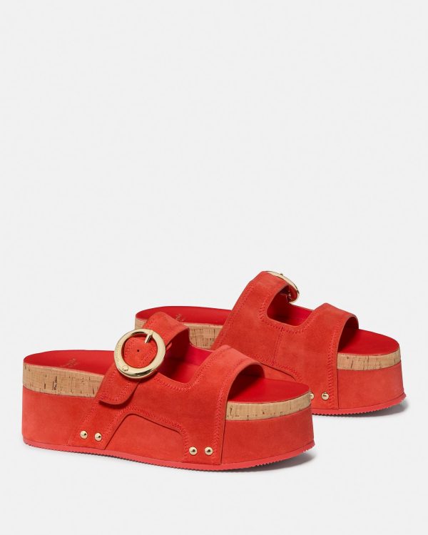 Kate Spade Halo Platform Footbed Sandal