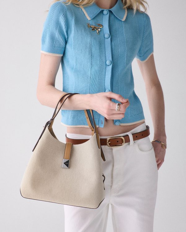 Kate Spade Deco Canvas Crossbody Tote Bag