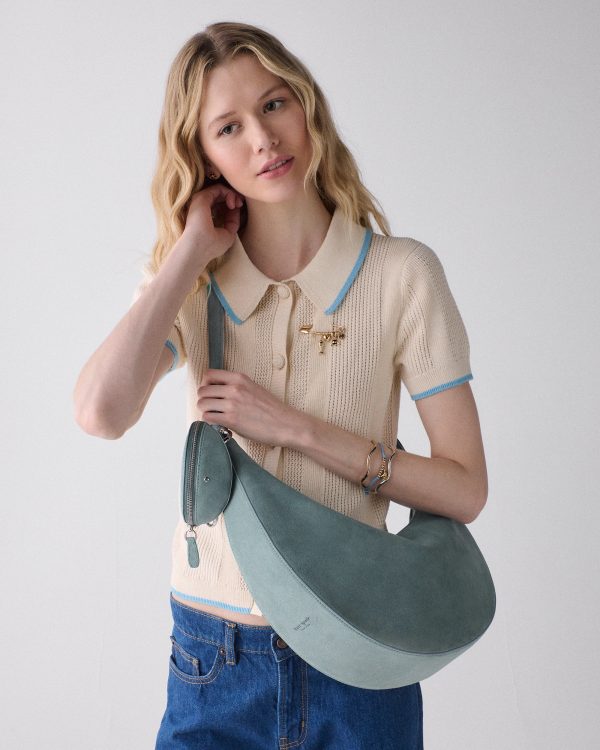 Kate Spade Duo Suede Large Crossbody Bag